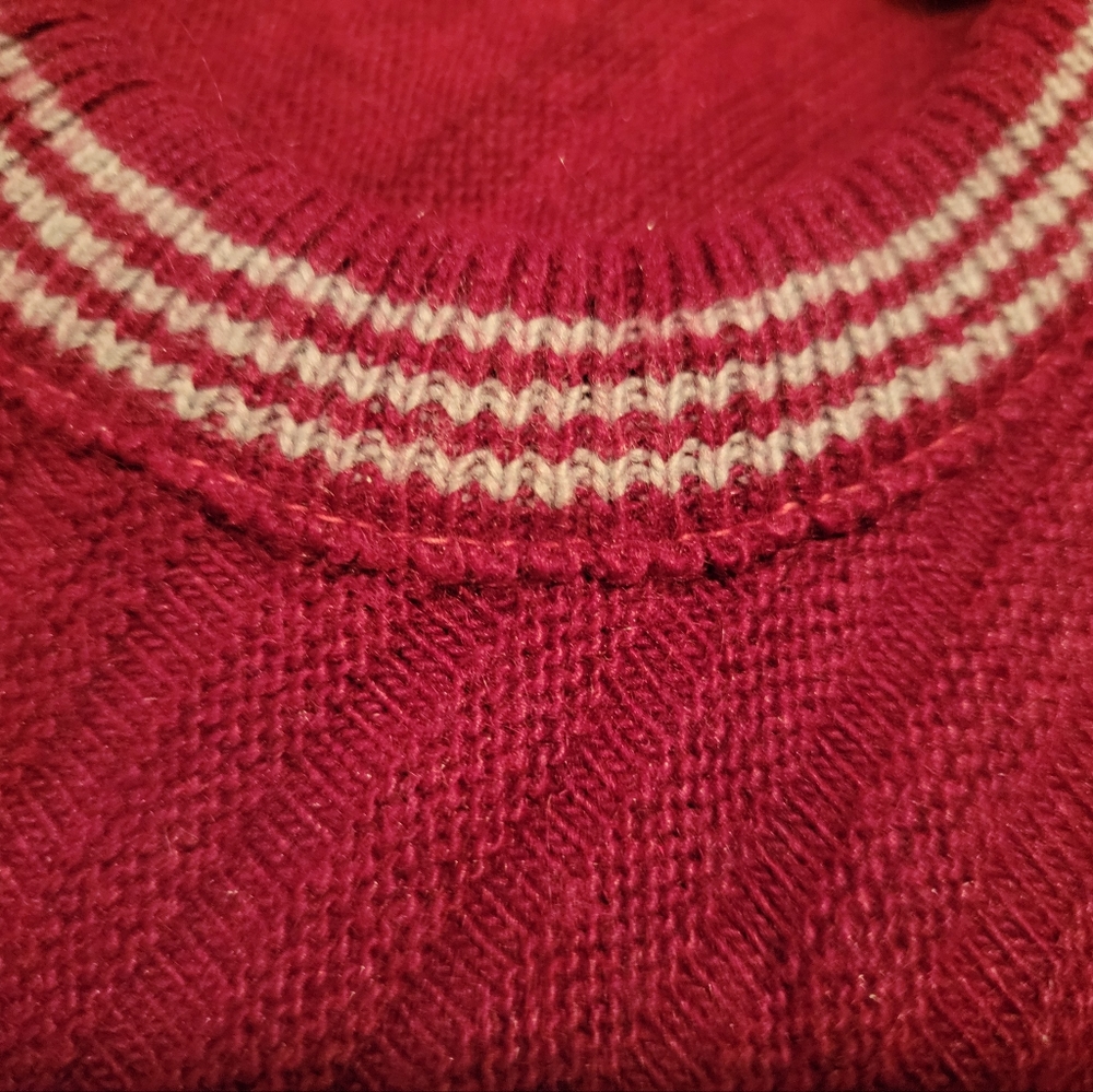 Burgundy, sweater vest, mens, no tag